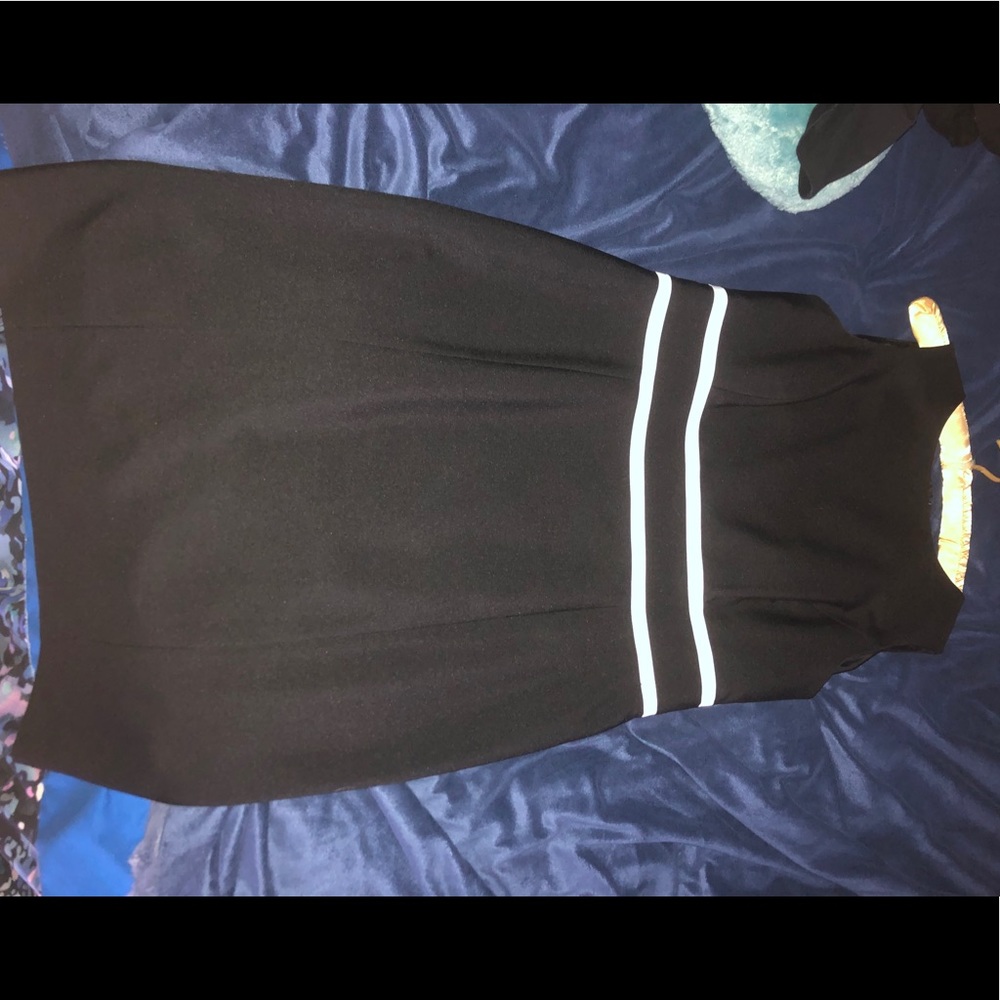 Black and White Stripe Dress